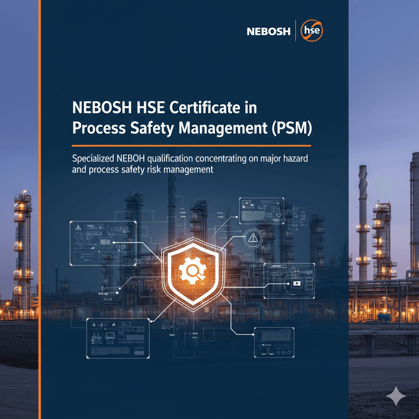 NEBOSH HSE Certificate in Process Safety Management (PSM)